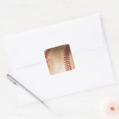 Sticker Carré Oeuvre De Baseball (Enveloppe)