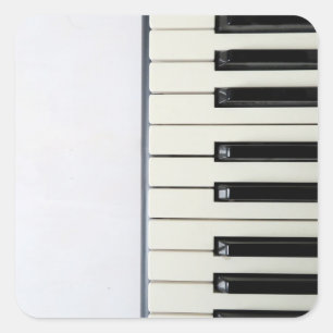 Sticker Carré Oeuvre de piano Extraordinaire