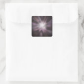 Sticker Carré Oeuvre d'éclatement cosmique (Sac)