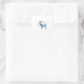 Sticker Carré Oh Cerf Style Graphique Propre (Sac)