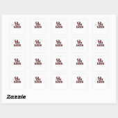 Sticker Carré Oh Deer Clean Layout  (Feuille)