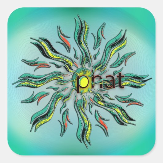 Sticker Carré Oh mon Dieu ! (Devant)