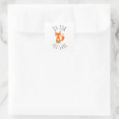 Sticker Carré Oh pour Fox Sake (Sac)