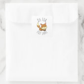 Sticker Carré Oh pour Fox Sake (Sac)