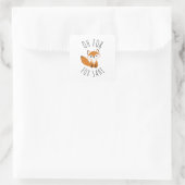 Sticker Carré Oh pour Fox Sake (Sac)