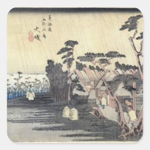 Sticker Carré Oiso : Douche de Toraga Ame