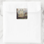 Sticker Carré Old Market Place at Prague, 1881 (Sac)