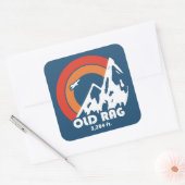 Sticker Carré Old Rag Mountain Sun Eagle (Enveloppe)
