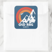 Sticker Carré Old Rag Mountain Sun Eagle (Sac)