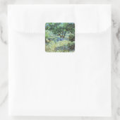 Sticker Carré Olive Grove par Vincent van Gogh (Sac)
