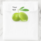 Sticker Carré Olives vertes (Sac)