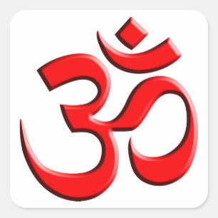 Sticker Carré OM symbole