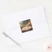 STICKER CARRÉ OM - ZEN BOUDDHISME (Enveloppe)