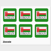 Sticker Carré Oman (Feuille)