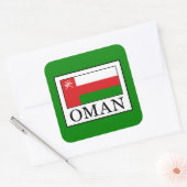Sticker Carré Oman (Enveloppe)