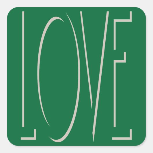 Sticker Carré Ombre D'AMOUR (Devant)