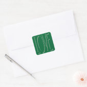 Sticker Carré Ombre D'AMOUR (Enveloppe)