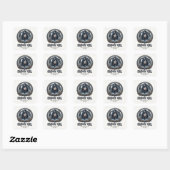 Sticker Carré ombre fille (Feuille)