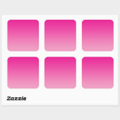Sticker Carré Ombre rose (Feuille)