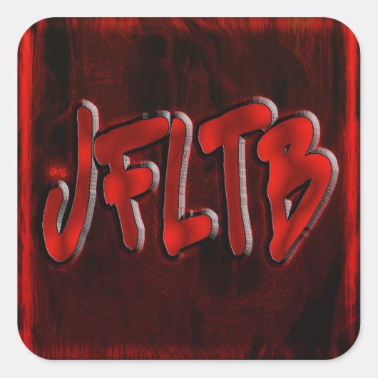 Sticker Carré OMG ! jfltb (Devant)