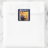 Sticker Carré On peut le faire ! (Sac)