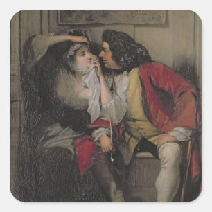 Sticker Carré Oncle Toby et veuve Wadman