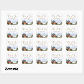 Sticker Carré One Happy Camper Camping Boy Birthday (Feuille)