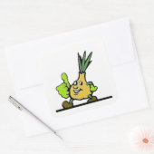 Sticker Carré Onion with Thumbs (Enveloppe)