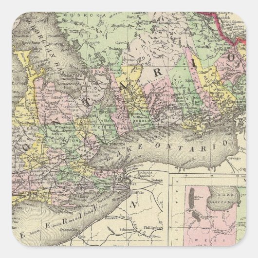 Sticker Carré Ontario 2 (Devant)