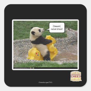 Sticker Carré Onwurd, nobul steed !