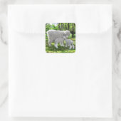 Sticker Carré "Oona & Her Twins" (Sac)