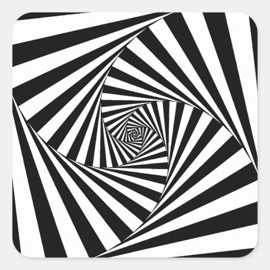 Sticker Carré OP art #4 at Emporio Moffa (Devant)