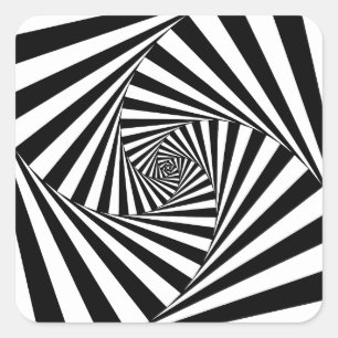 Sticker Carré OP - art #4 chez Emporio Moffa