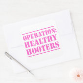 Sticker Carré Opération Hôtes sains (Enveloppe)