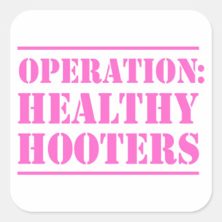 Sticker Carré Opération Hôtes sains
