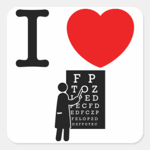 Sticker Carré Optométriste