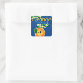 Sticker Carré Orange You Zesty - Jardin Punny (Sac)