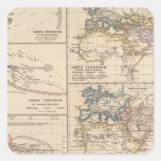 Sticker Carré Orbis terrarum (Devant)