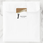 Sticker Carré Orchestre du chef (Sac)