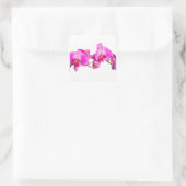 Sticker Carré Orchidée (Sac)
