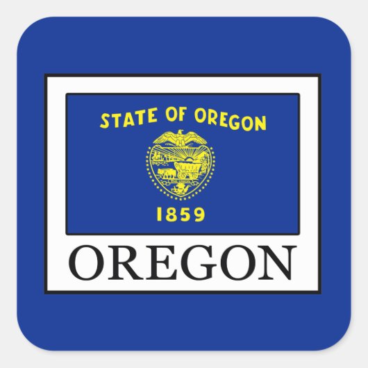 Sticker Carré Oregon (Devant)