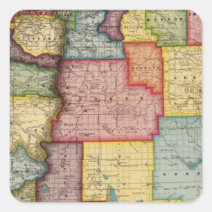 Sticker Carré Oregon