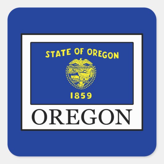 Sticker Carré Oregon (Devant)