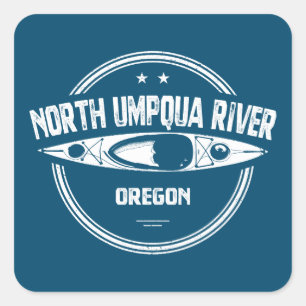 Sticker Carré Oregon Kayak