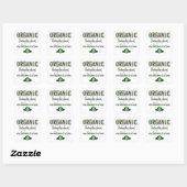 Sticker Carré Organic Saving the Planet Kitchen Dire (Feuille)