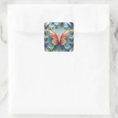 Sticker Carré Origami papillon (Sac)