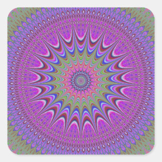 Sticker Carré Ornement de mandala
