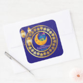 Sticker Carré Ornement du Ramadan (Enveloppe)
