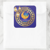 Sticker Carré Ornement du Ramadan (Sac)