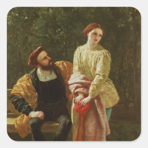 Sticker Carré Orsino et Viola